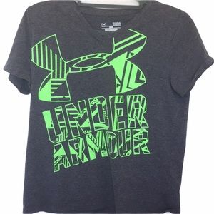 Under Armour Logo Graphic Tee Shirt Size Large